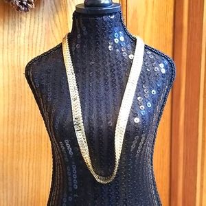 Gold color chain necklace. Light weight